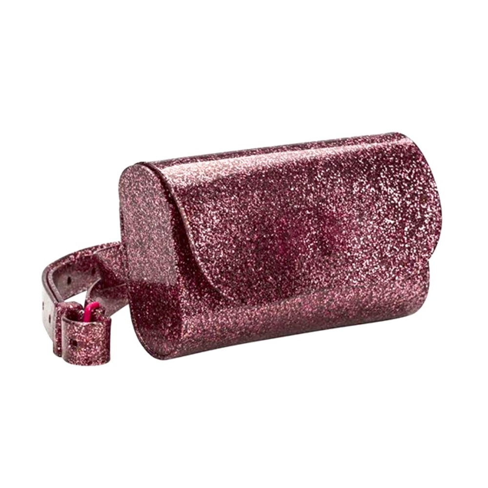 Melissa Glittery Pink Crossbody Bag
